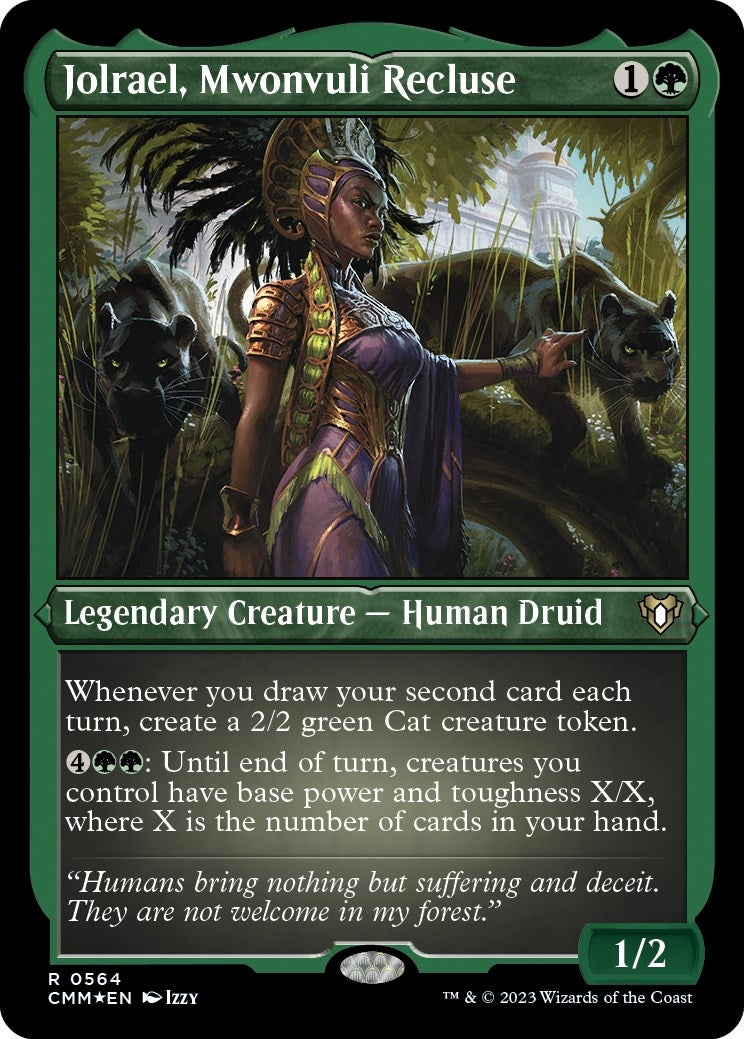 Image for Jolrael, Mwonvuli Recluse (Foil Etched) (564) [Commander Masters] - Magic: The Gathering