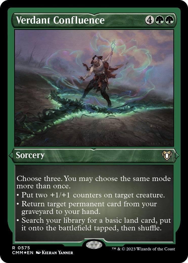 Image for Verdant Confluence (Foil Etched) (575) [Commander Masters] - Magic: The Gathering