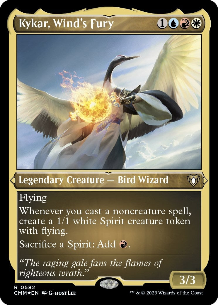 Image for Kykar, Wind's Fury (Foil Etched) (582) [Commander Masters] - Magic: The Gathering