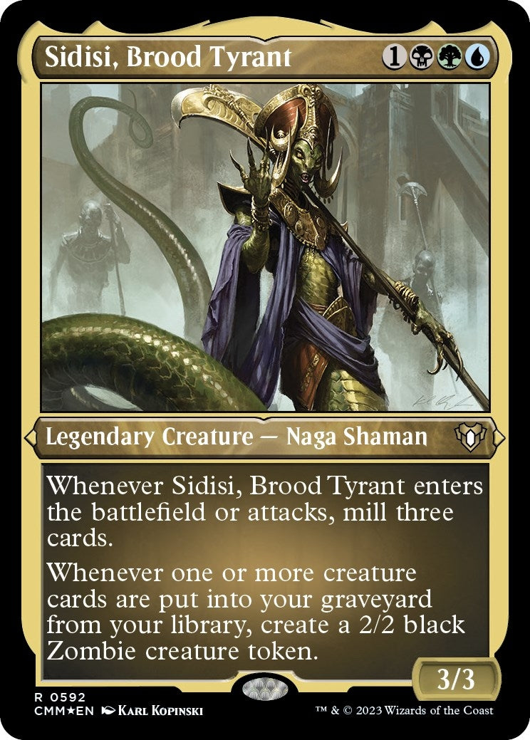 Image for Sidisi, Brood Tyrant (Foil Etched) (592) [Commander Masters] - Magic: The Gathering