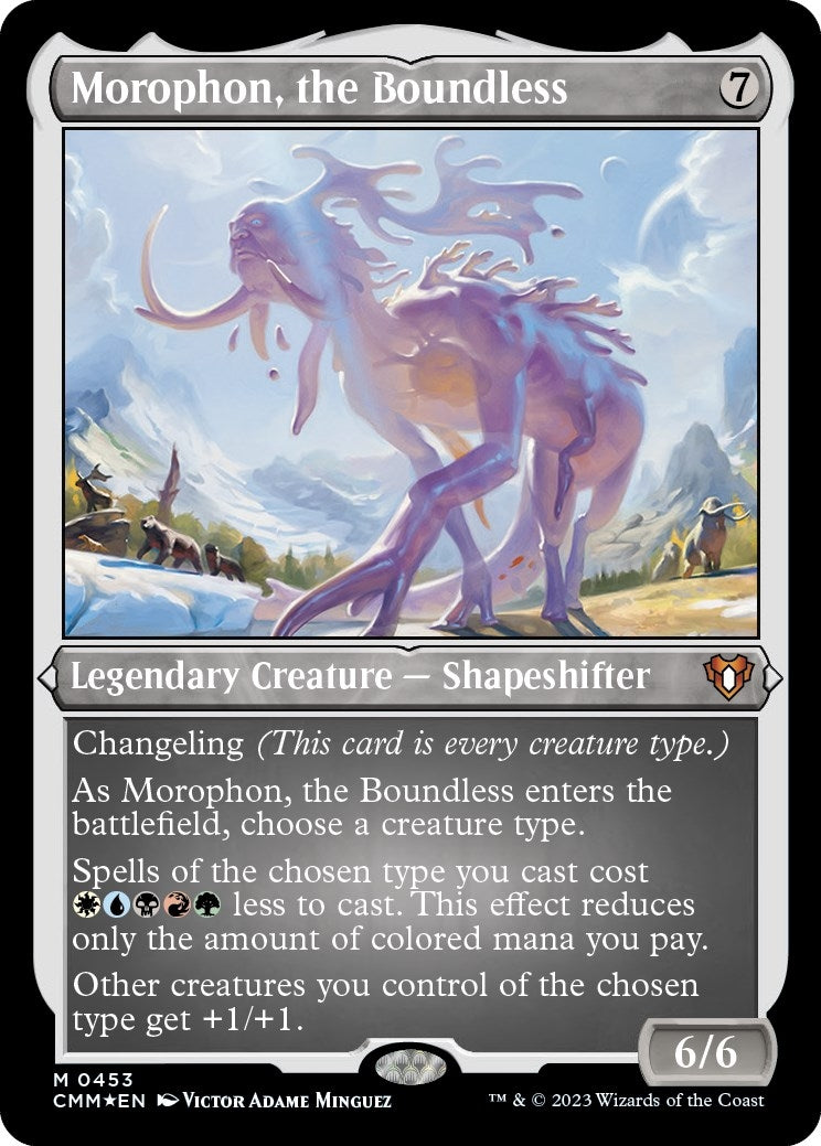 Image for Morophon, the Boundless (Foil Etched) (453) [Commander Masters] - Magic: The Gathering