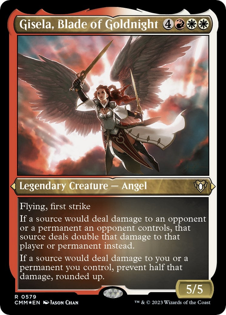 Image for Gisela, Blade of Goldnight (Foil Etched) (579) [Commander Masters] - Magic: The Gathering