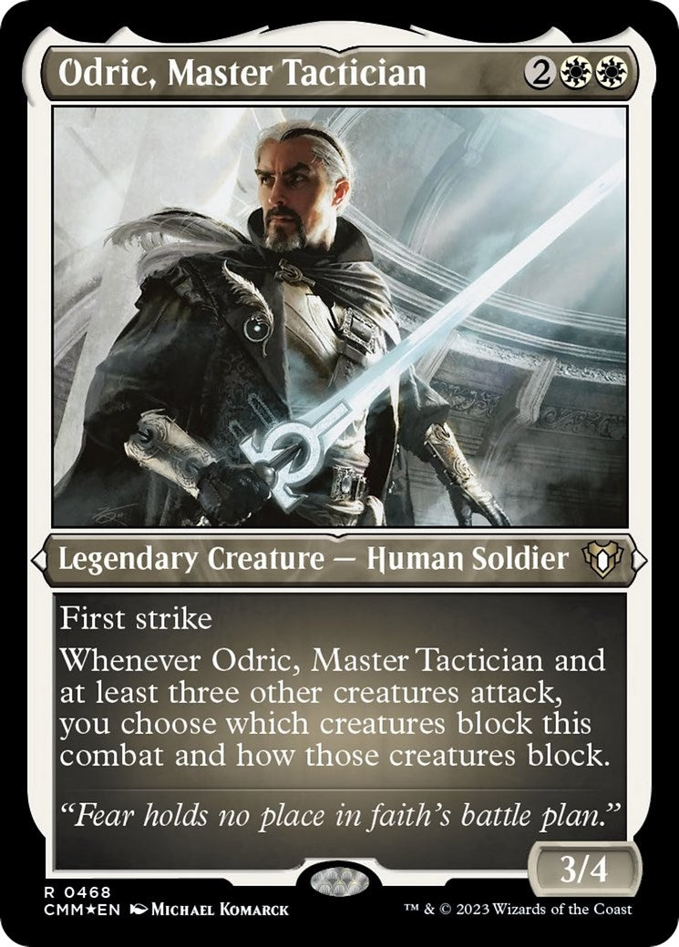 Image for Odric, Master Tactician (Foil Etched) (468) [Commander Masters] - Magic: The Gathering
