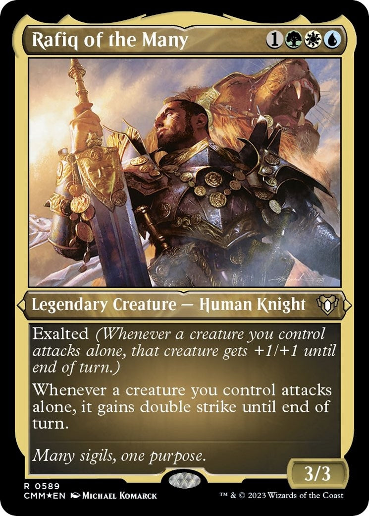 Image for Rafiq of the Many (Foil Etched) (589) [Commander Masters] - Magic: The Gathering