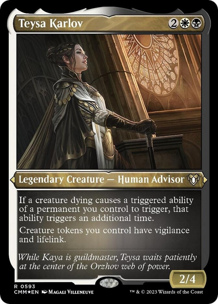Image for Teysa Karlov (Foil Etched) (593) [Commander Masters] - Magic: The Gathering