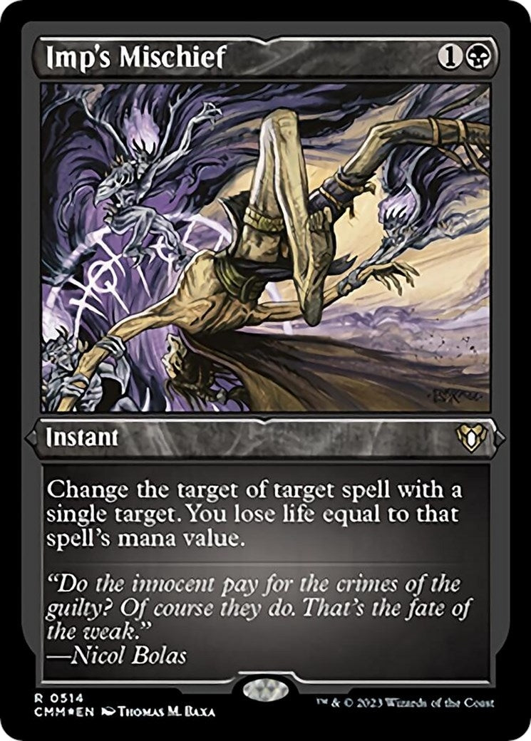 Image for Imp's Mischief (Foil Etched) (514) [Commander Masters] - Magic: The Gathering