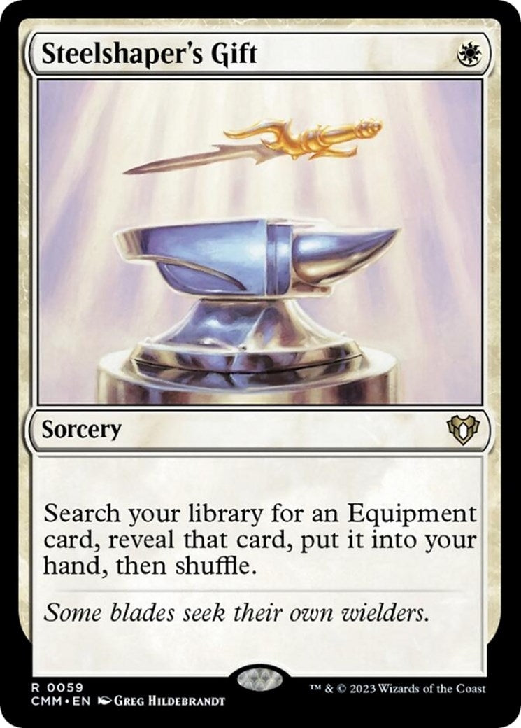Image for Steelshaper's Gift (59) [Commander Masters] - Magic: The Gathering