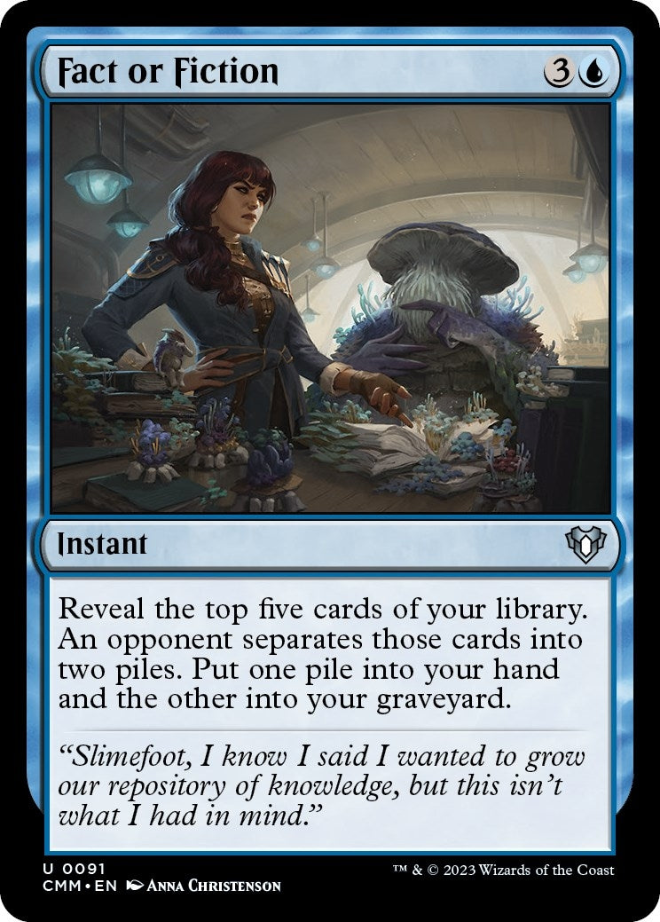 Image for Fact or Fiction (91) [Commander Masters] - Magic: The Gathering