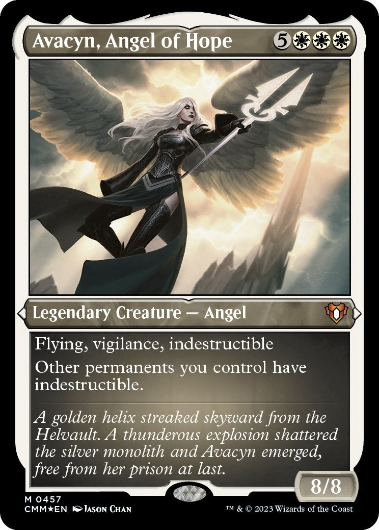 Image for Avacyn, Angel of Hope (Foil Etched) (457) [Commander Masters] - Magic: The Gathering