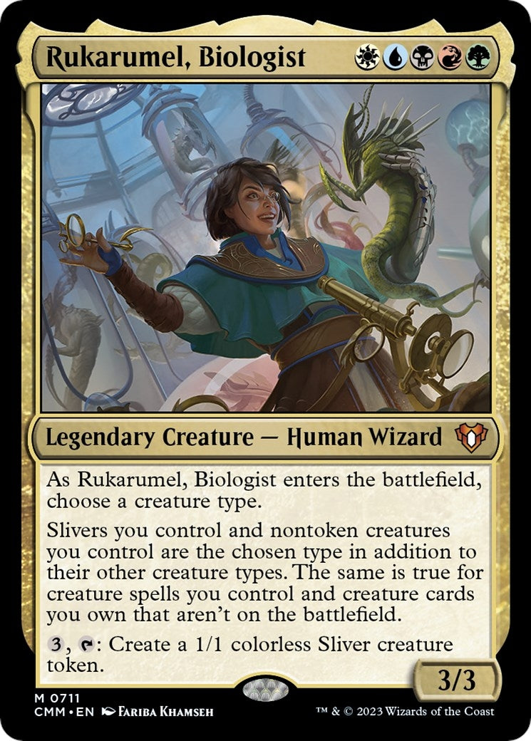 Image for Rukarumel, Biologist (711) [Commander Masters] - Magic: The Gathering