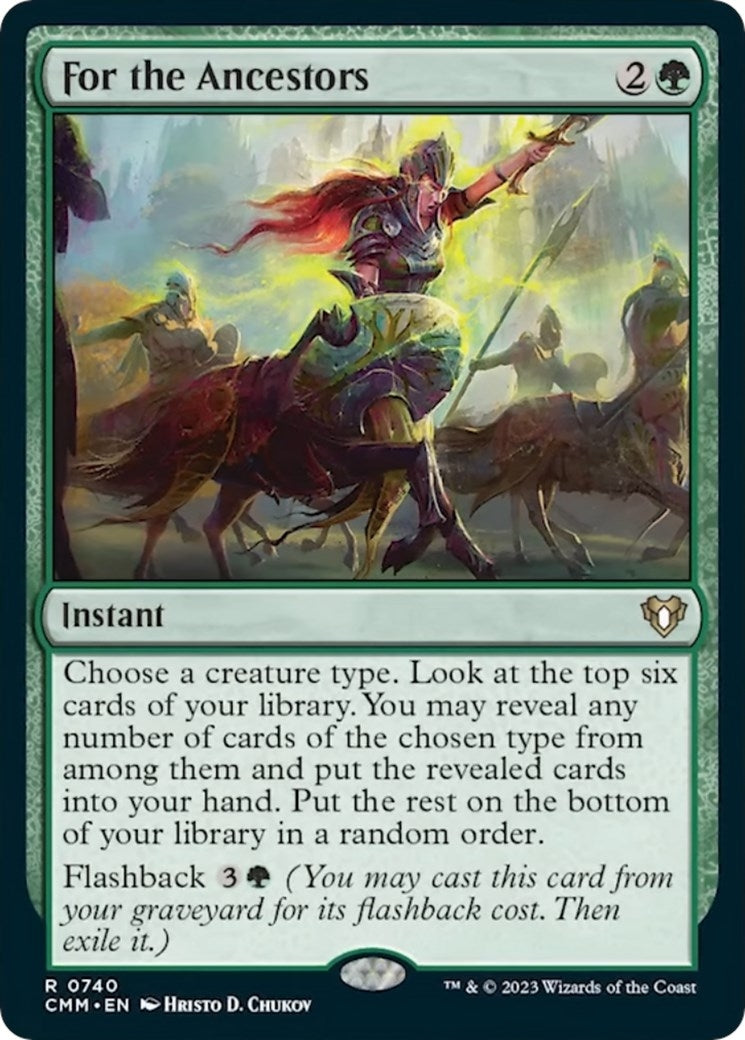 Image for For the Ancestors (740) [Commander Masters] - Magic: The Gathering
