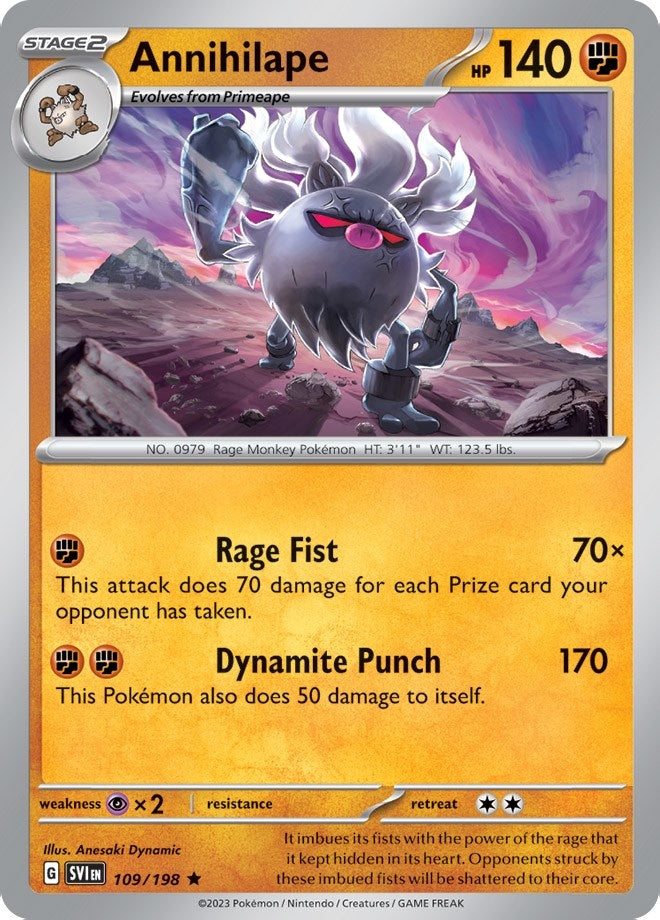 Image for Annihilape (109/198) [Deck Exclusives] - Pokemon