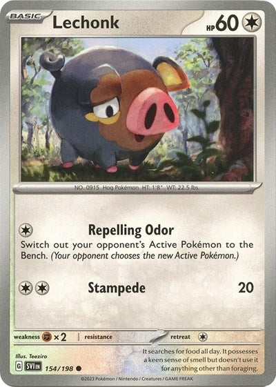 Image for Lechonk - 154/198 (Holo) (154/198) [Deck Exclusives] - Pokemon