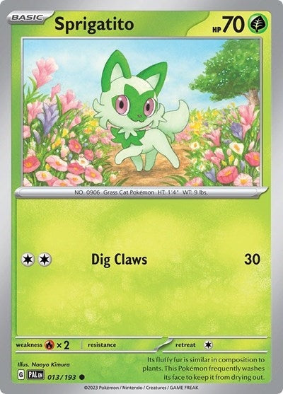 Image for Sprigatito - 013/193 (Summer 2023 Collector Chest) (013/193) [Miscellaneous Cards & Products] - Pokemon
