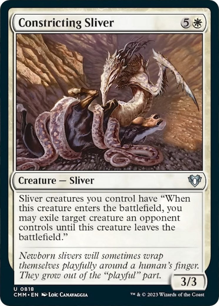 Image for Constricting Sliver (818) [Commander Masters] - Magic: The Gathering