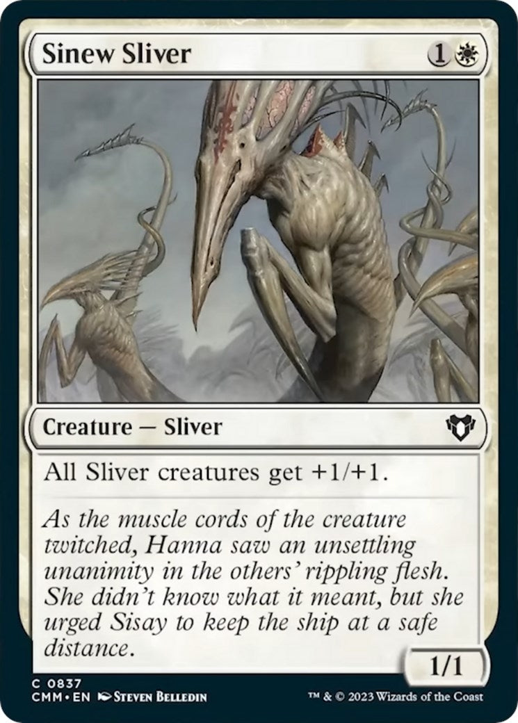 Image for Sinew Sliver (837) [Commander Masters] - Magic: The Gathering