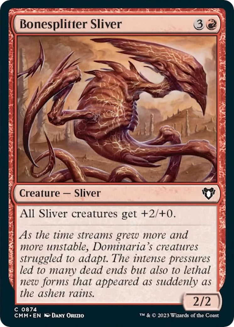 Image for Bonesplitter Sliver (874) [Commander Masters] - Magic: The Gathering