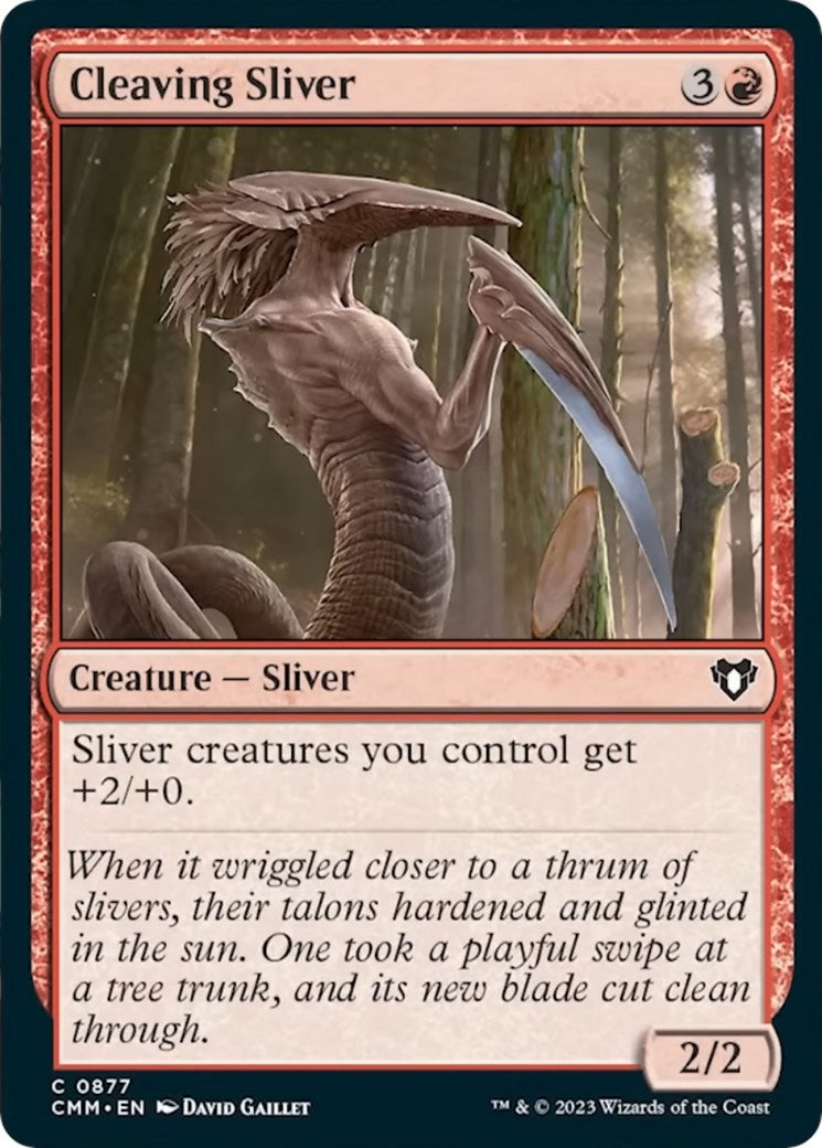 Image for Cleaving Sliver (877) [Commander Masters] - Magic: The Gathering