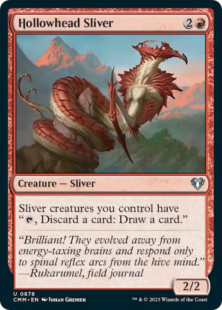 Image for Hollowhead Sliver (878) [Commander Masters] - Magic: The Gathering