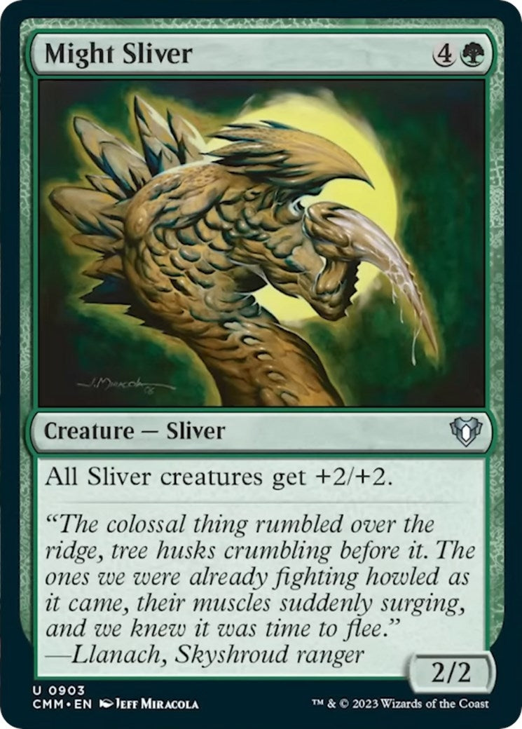 Image for Might Sliver (903) [Commander Masters] - Magic: The Gathering