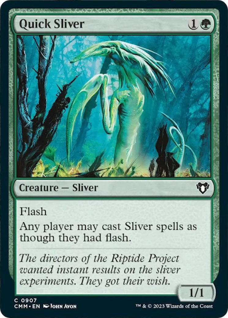 Image for Quick Sliver (907) [Commander Masters] - Magic: The Gathering