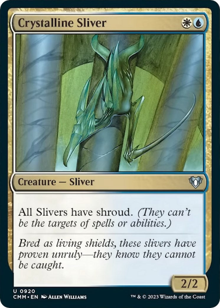 Image for Crystalline Sliver (920) [Commander Masters] - Magic: The Gathering