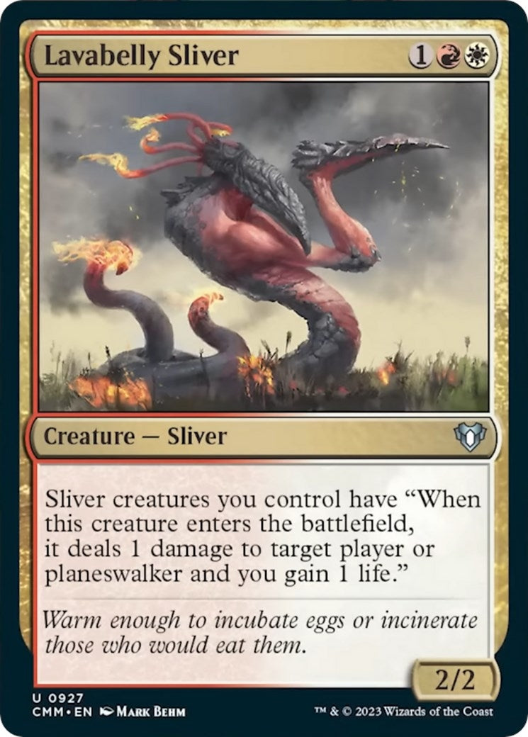 Image for Lavabelly Sliver (927) [Commander Masters] - Magic: The Gathering