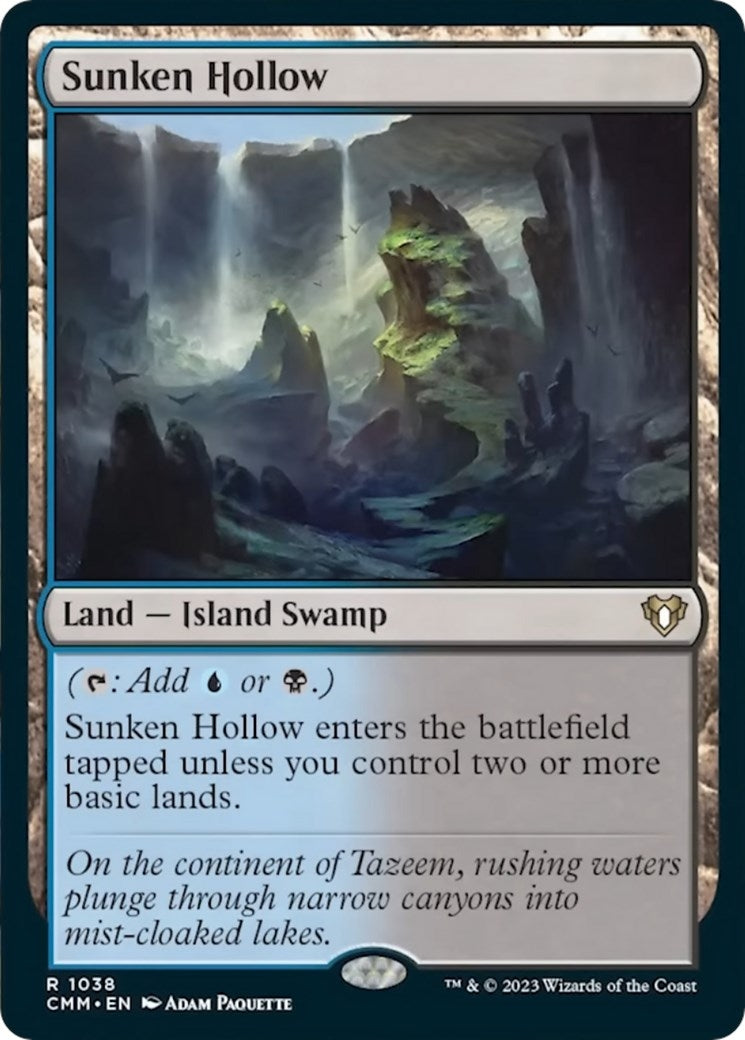 Image for Sunken Hollow (1038) [Commander Masters] - Magic: The Gathering