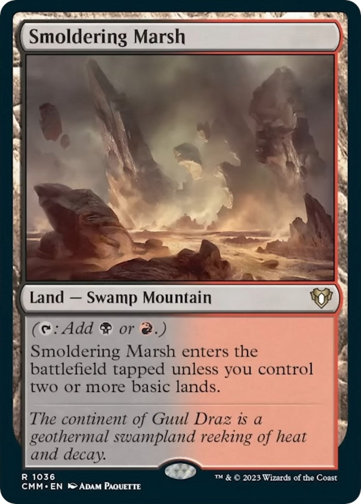 Image for Smoldering Marsh (1036) [Commander Masters] - Magic: The Gathering