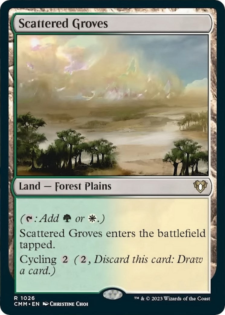 Image for Scattered Groves (1026) [Commander Masters] - Magic: The Gathering