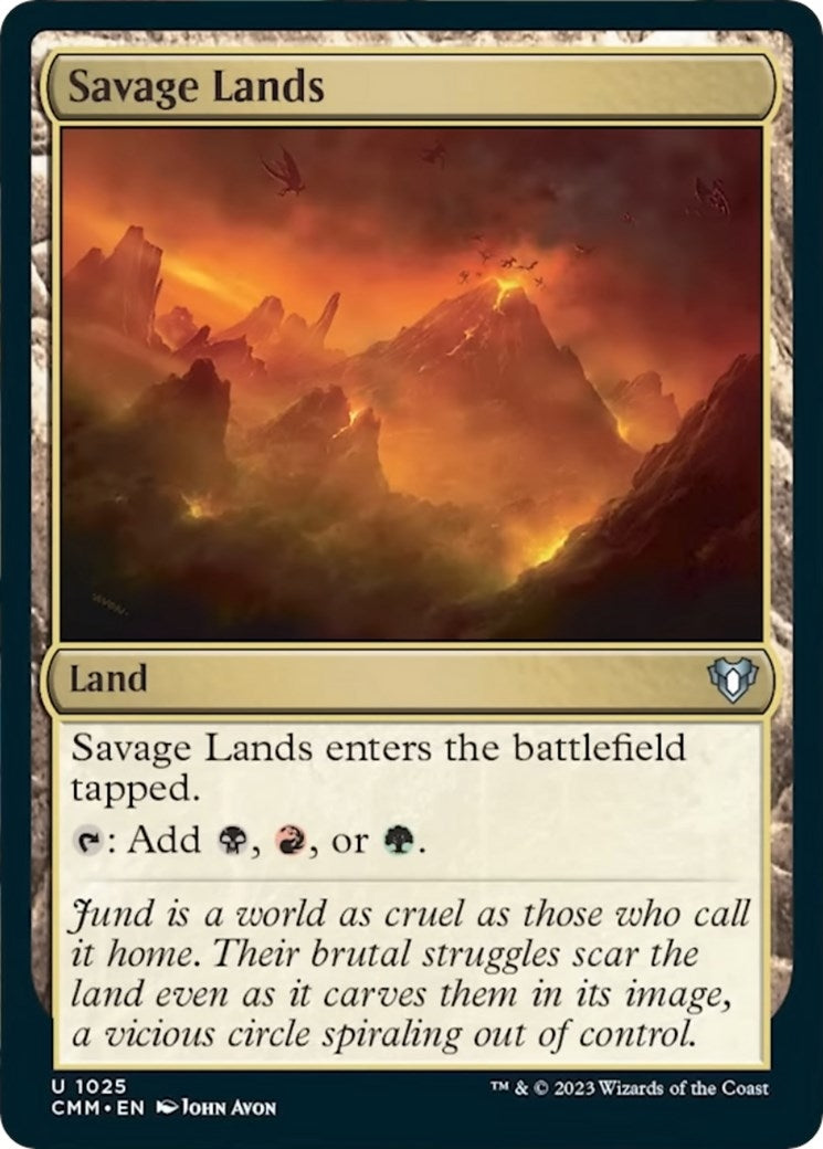 Image for Savage Lands (1025) [Commander Masters] - Magic: The Gathering