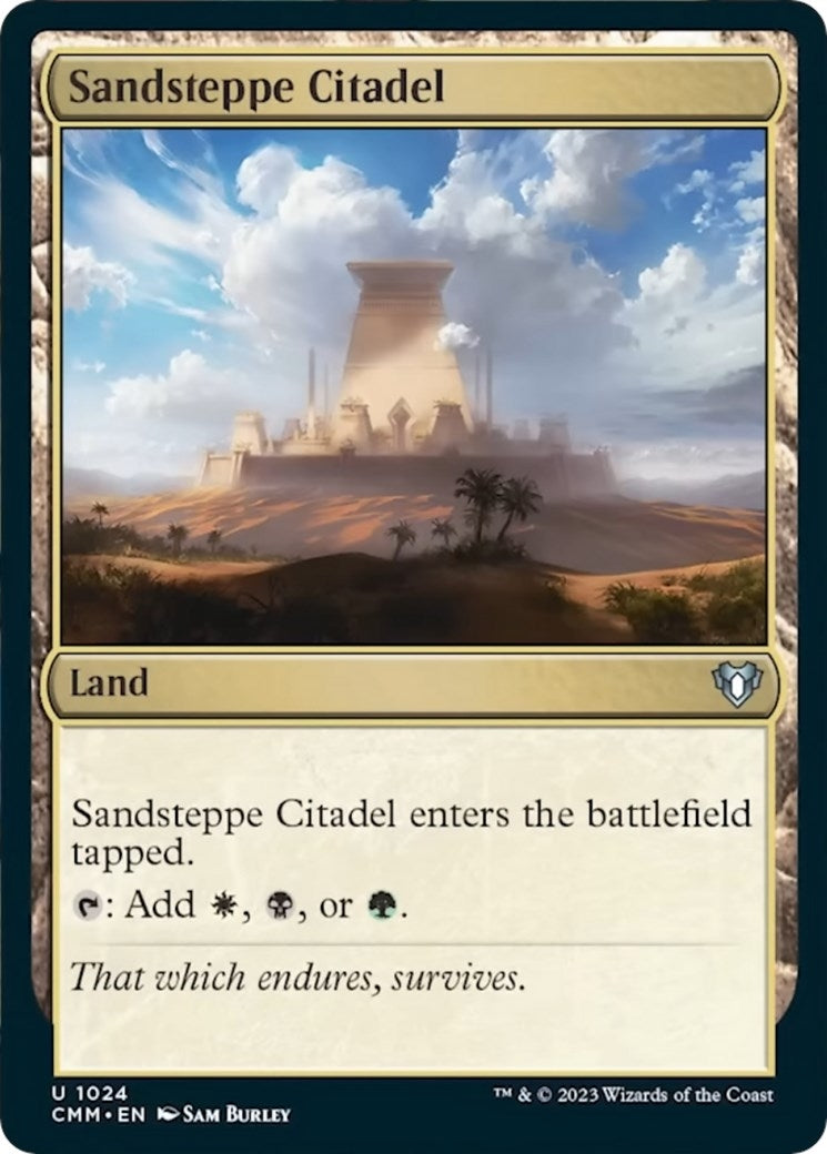 Image for Sandsteppe Citadel (1024) [Commander Masters] - Magic: The Gathering