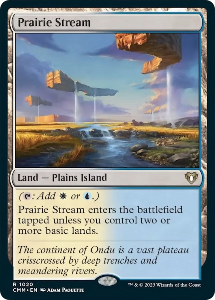 Image for Prairie Stream (1020) [Commander Masters] - Magic: The Gathering