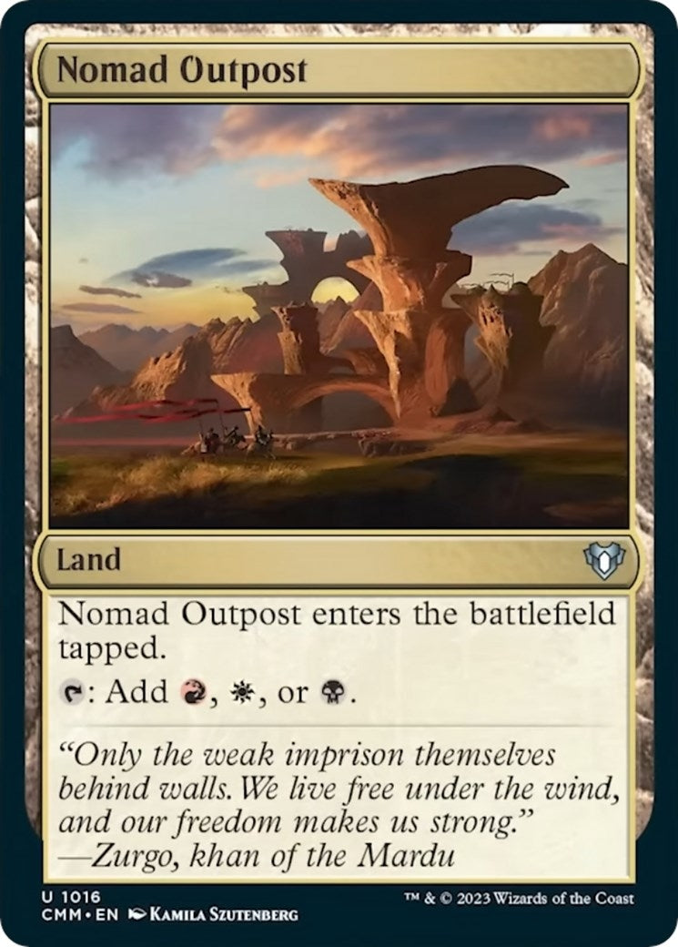 Image for Nomad Outpost (1016) [Commander Masters] - Magic: The Gathering
