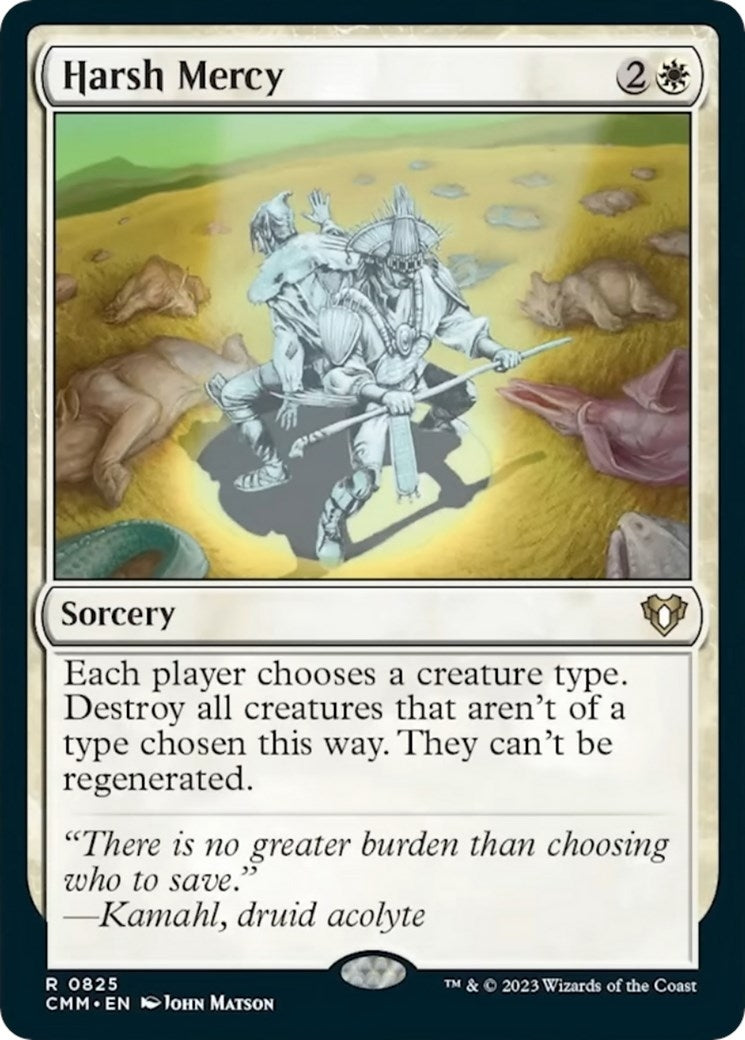 Image for Harsh Mercy (825) [Commander Masters] - Magic: The Gathering