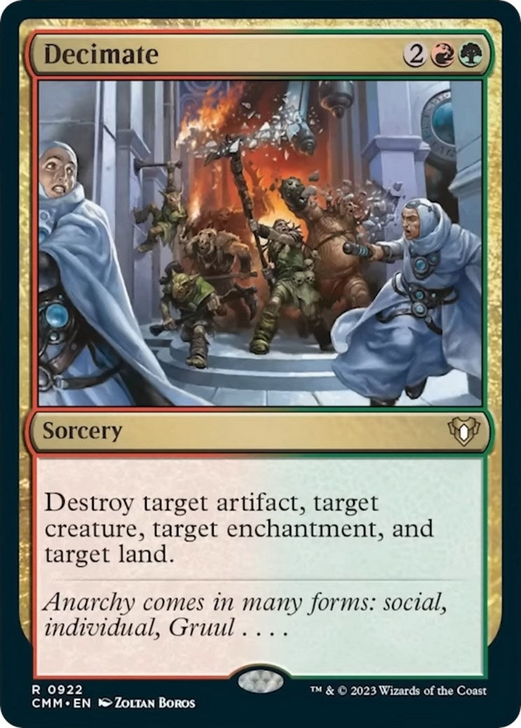 Image for Decimate (922) [Commander Masters] - Magic: The Gathering