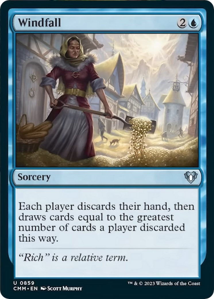 Image for Windfall (859) [Commander Masters] - Magic: The Gathering