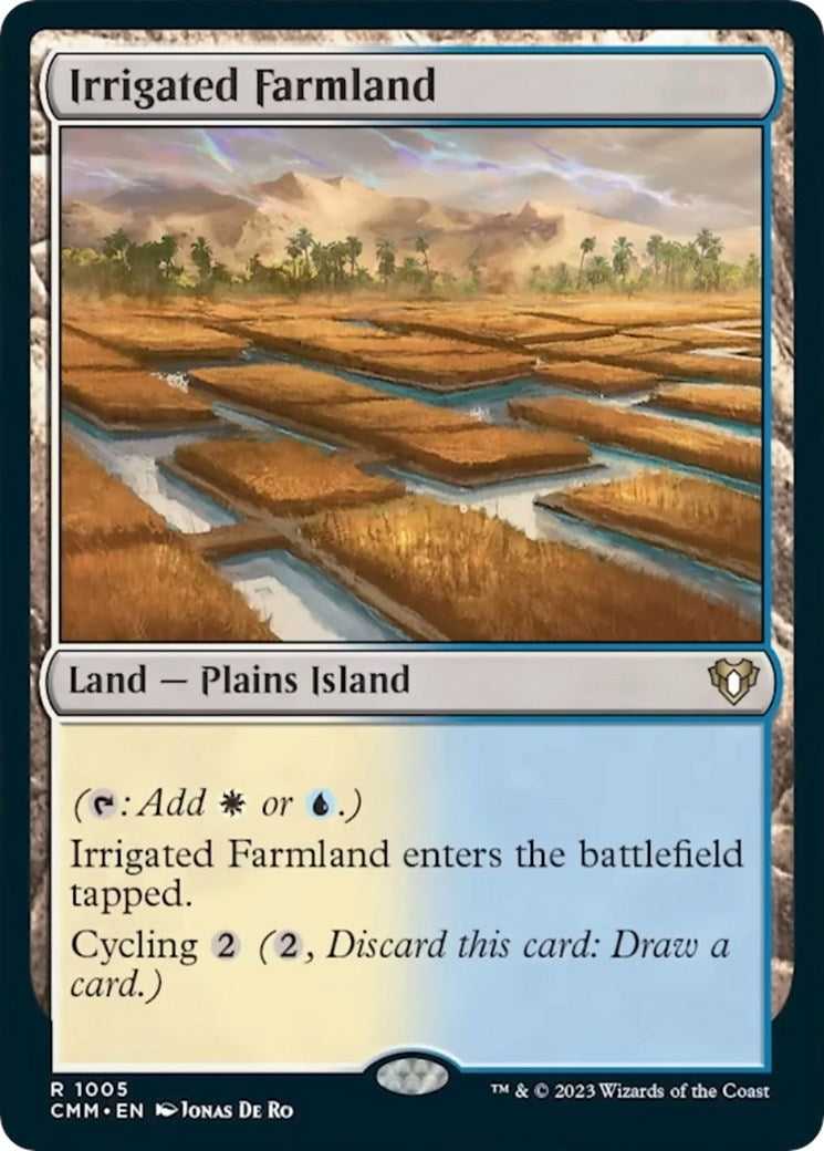 Image for Irrigated Farmland (1005) [Commander Masters] - Magic: The Gathering