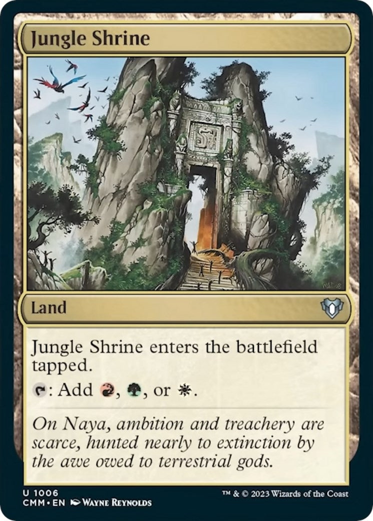 Image for Jungle Shrine (1006) [Commander Masters] - Magic: The Gathering