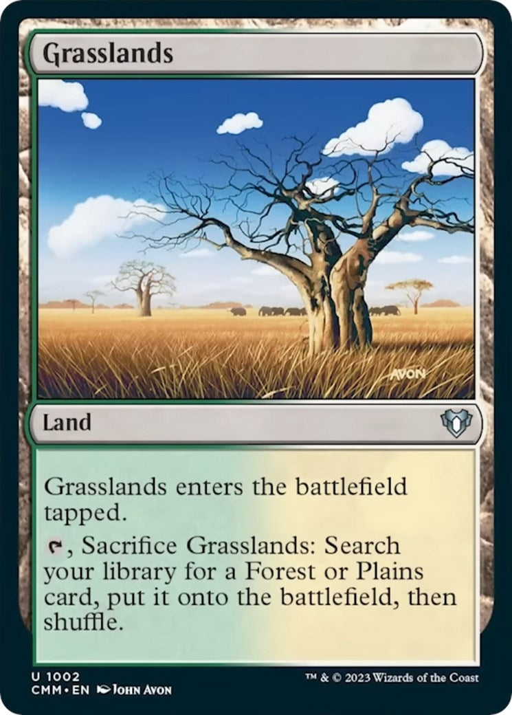 Image for Grasslands (1002) [Commander Masters] - Magic: The Gathering
