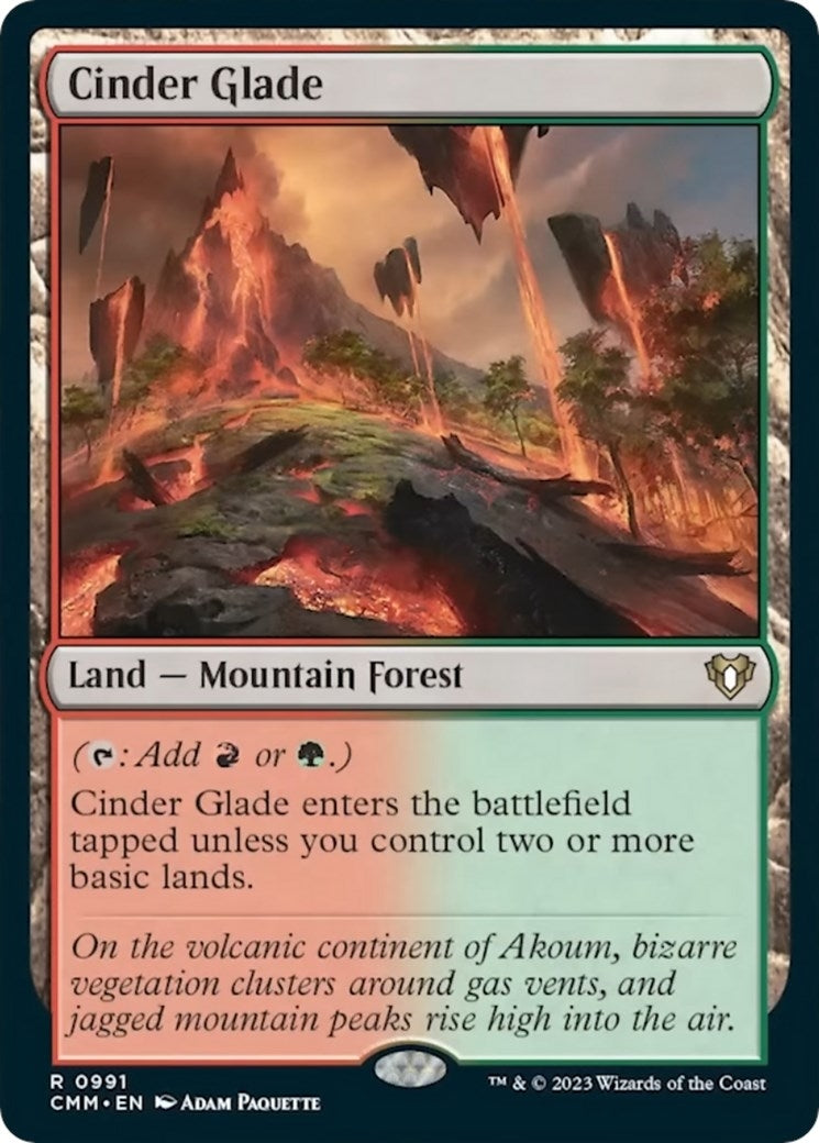 Image for Cinder Glade (991) [Commander Masters] - Magic: The Gathering