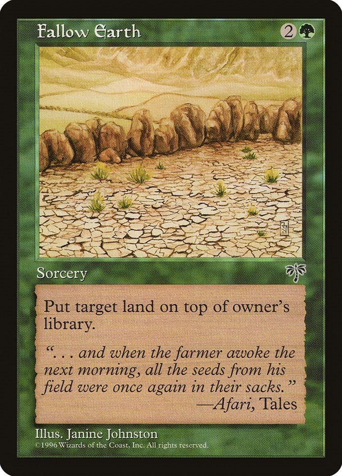 Image for Fallow Earth [Mirage] - Magic: The Gathering