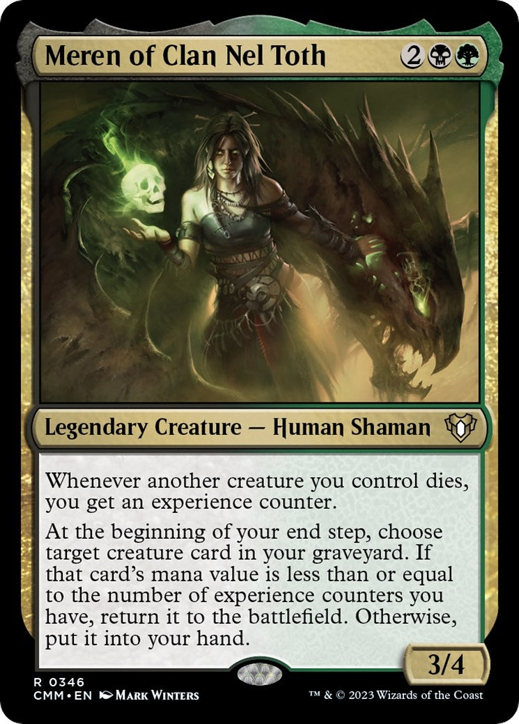 Image for Meren of Clan Nel Toth (346) [Commander Masters] - Magic: The Gathering