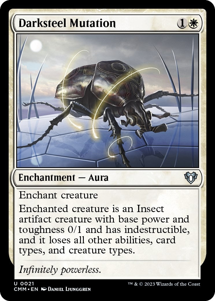 Image for Darksteel Mutation (21) [Commander Masters] - Magic: The Gathering