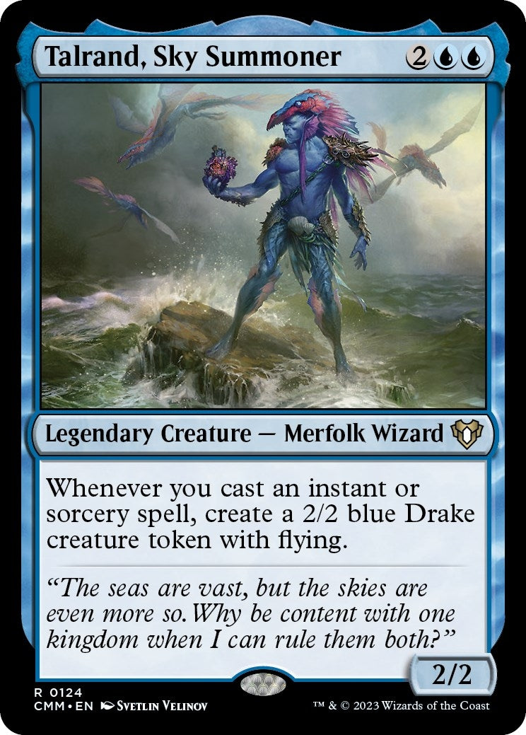 Image for Talrand, Sky Summoner (124) [Commander Masters] - Magic: The Gathering