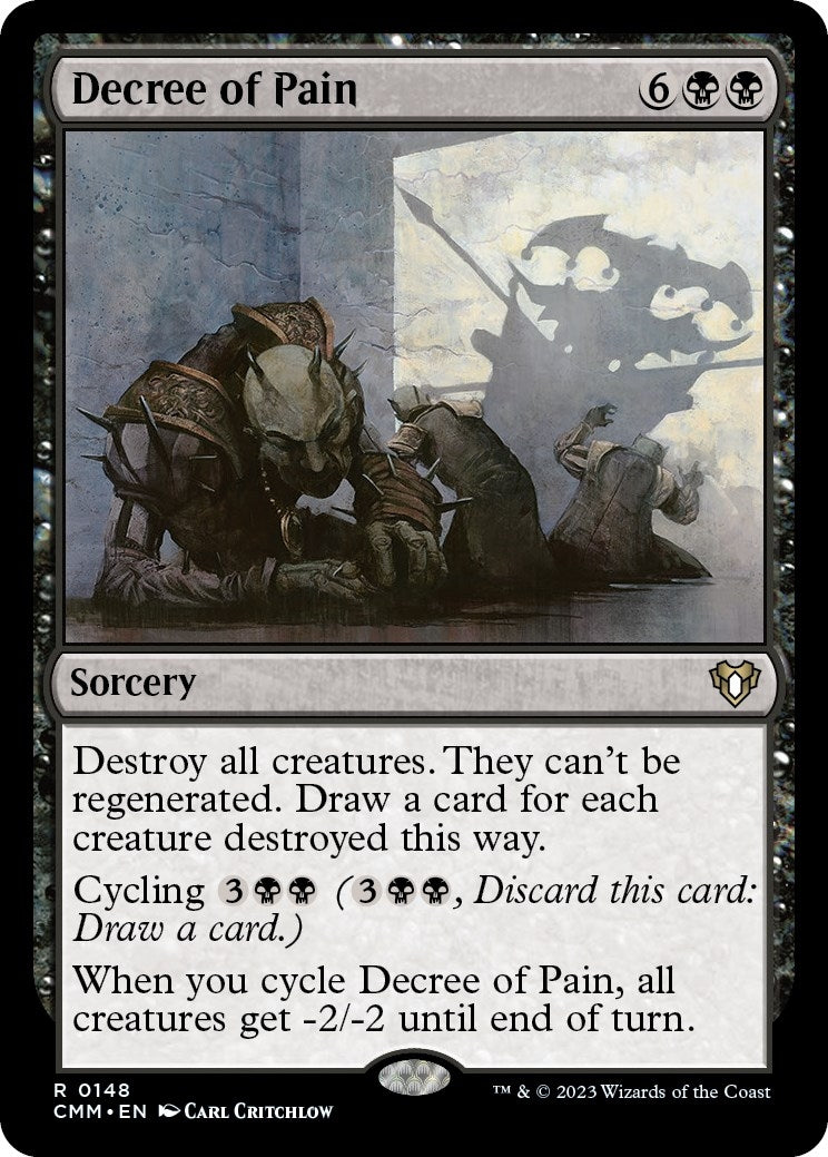 Image for Decree of Pain (148) [Commander Masters] - Magic: The Gathering