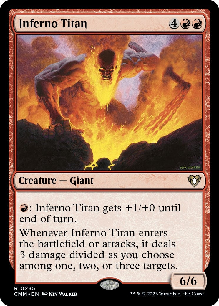 Image for Inferno Titan (235) [Commander Masters] - Magic: The Gathering