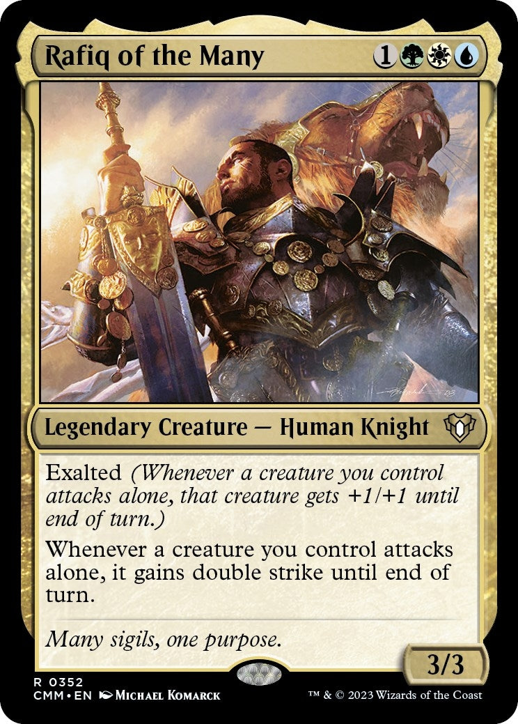 Image for Rafiq of the Many (352) [Commander Masters] - Magic: The Gathering