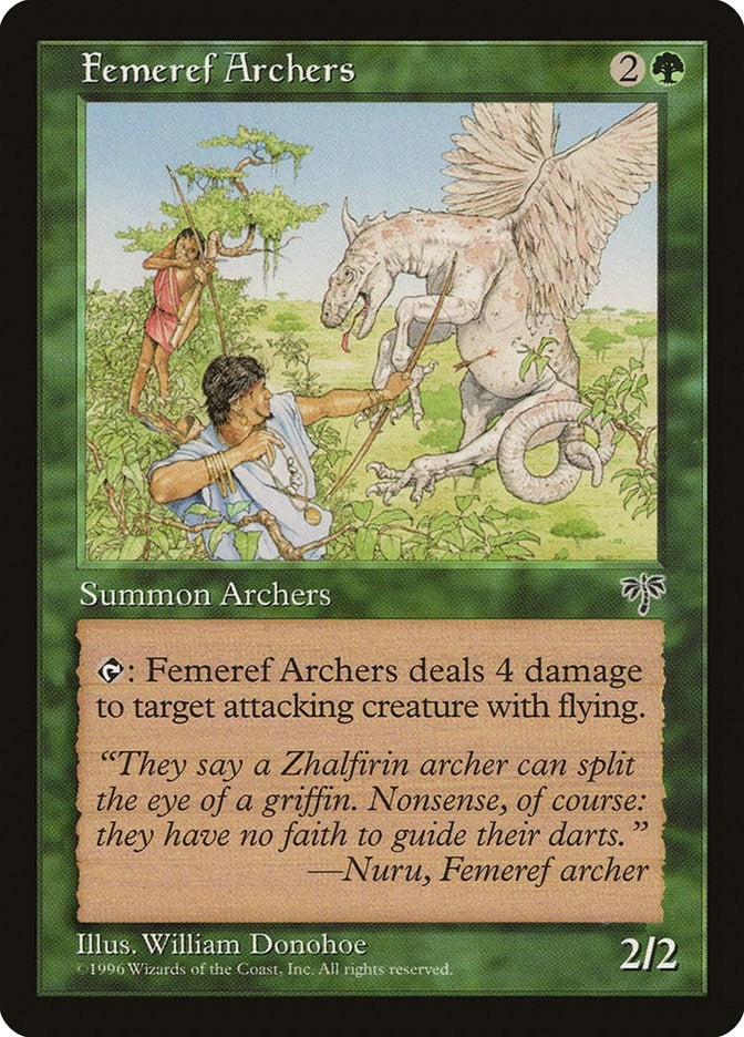 Image for Femeref Archers [Mirage] - Magic: The Gathering