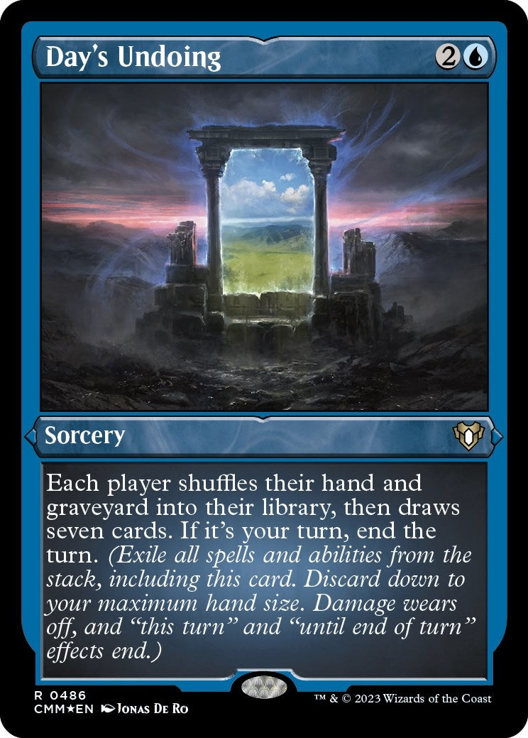 Image for Day's Undoing (Foil Etched) (486) [Commander Masters] - Magic: The Gathering